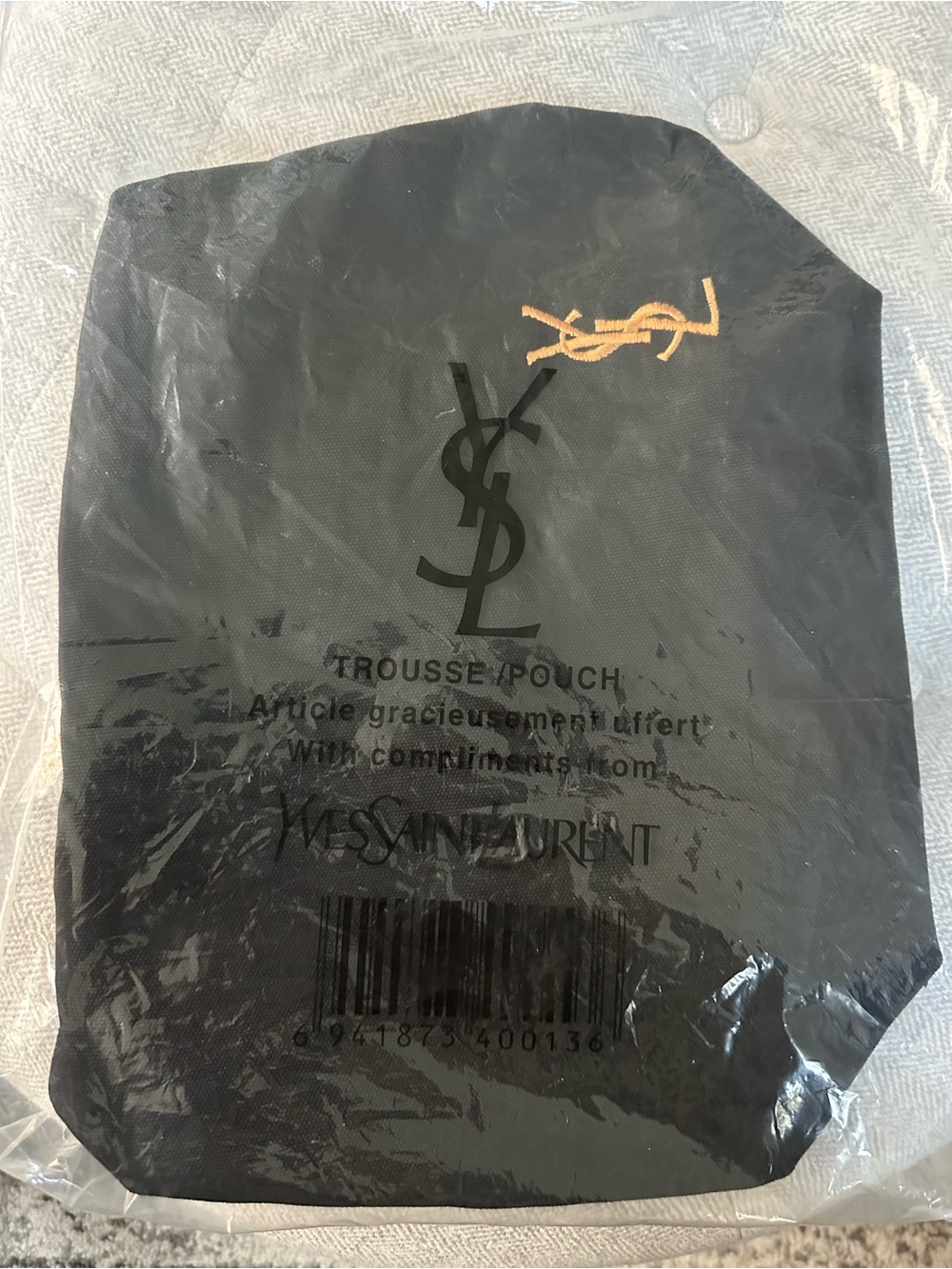 YSL Beauty Parfums Black Tote Bag – NEW Hot Pink Silky Interior - Gift w Purchas - Picture 3 of 16